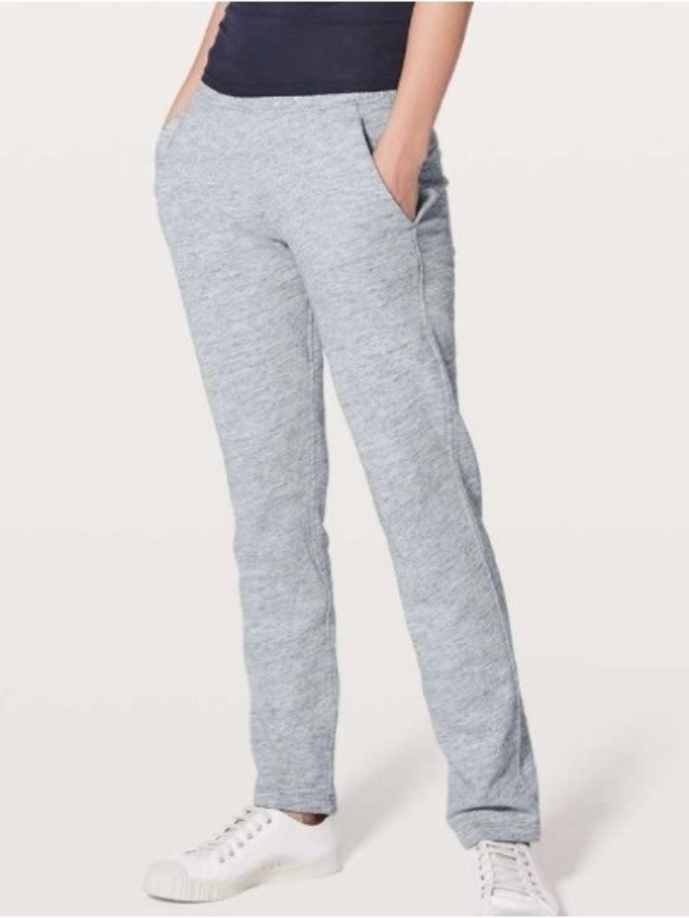 Lululemon Stress Less Jogger Heathered Space Dyed Nimbus Sweatpants Women’s 8